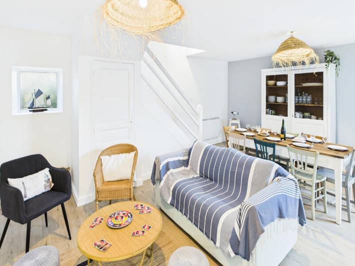 Appartement de vacances pour 8 personnes, avec jardin