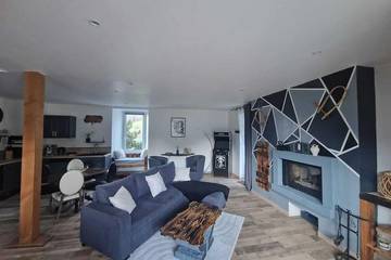 Gîte pour 4 personnes, avec jardin et balcon à Beaucens