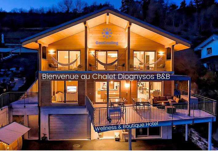 Chambre d’hôte pour 4 personnes, avec sauna ainsi que vue et jardin dans Valais