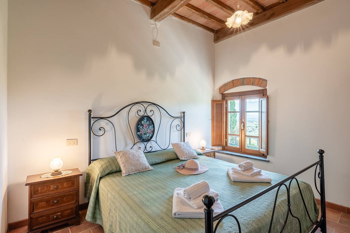 Appartamento per vacanze "Le Rondini" con piscina condivisa, giardino condiviso e Wi-Fi in Lamporecchio, Provincia di Pistoia