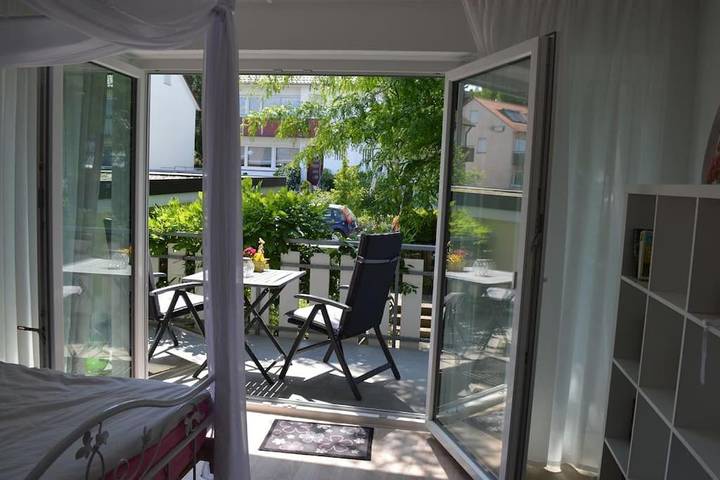 Vakantiewoning voor 4 personen, met balkon en uitzicht, met huisdier in Ludwigsburg