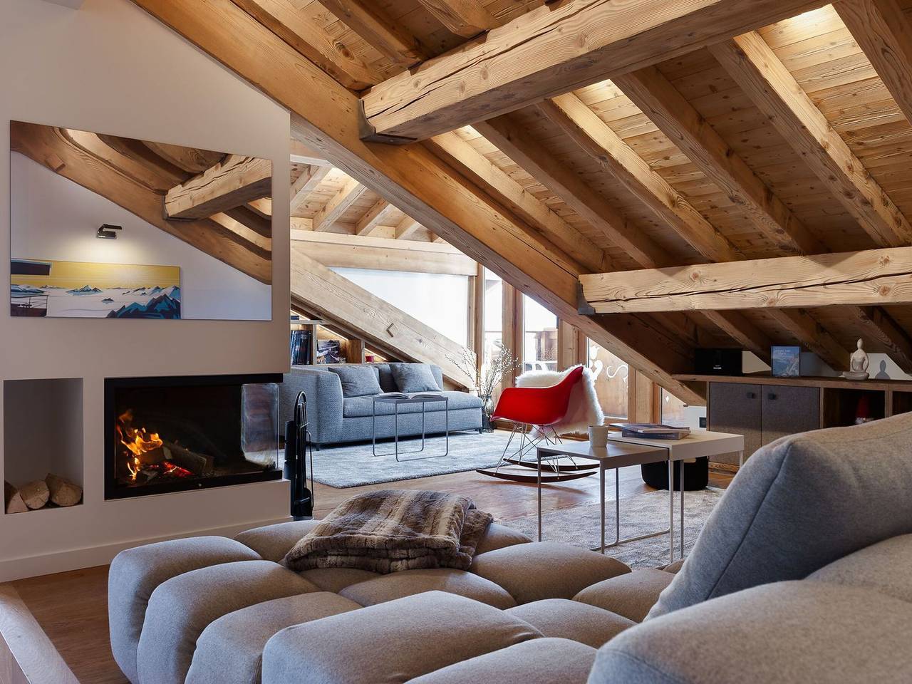 Geheel appartement, Stunning contemporary apartment in Courchevel 1850, 3 bedrooms, sauna, parking in Courchevel 1850, Saint-Bon-Tarentaise