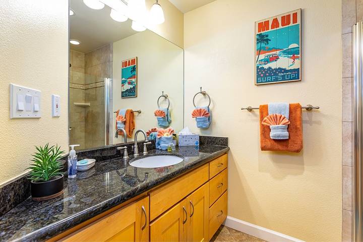 Vacation rental for 2 people, with pool and terrace as well as hot tub in Wailea