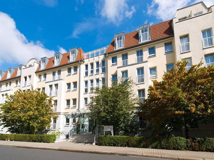 Hotel für 2 Personen, mit Terrasse in Laubegast