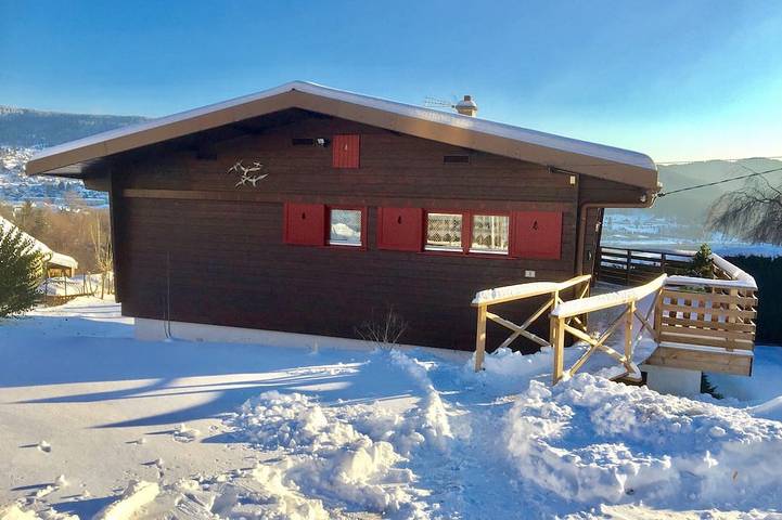 Chalet für 6 Personen, mit Terrasse und Garten sowie Sauna, mit Haustier - 1