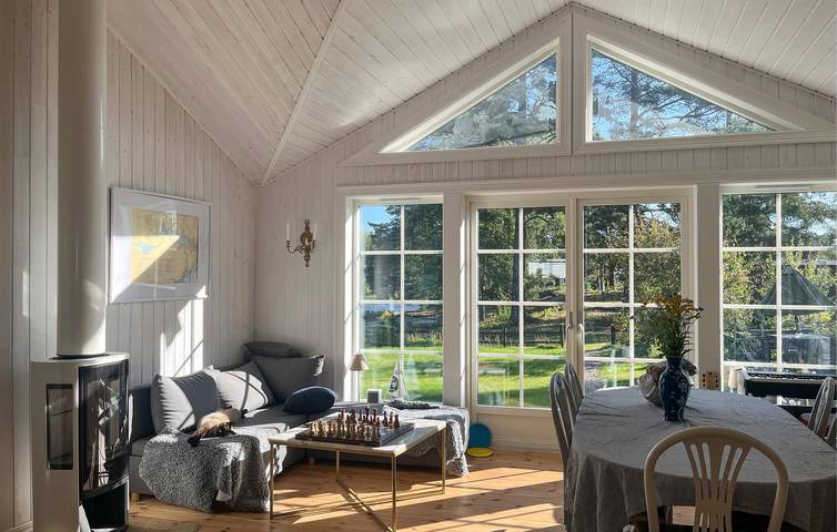 Ferienhaus für 6 Personen mit Sauna in Hjälmaren