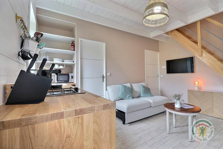 Appartement avec vue mer, proche Dinard & Saint-Malo, terrasse et parking in Pleurtuit, Région de Saint-Malo