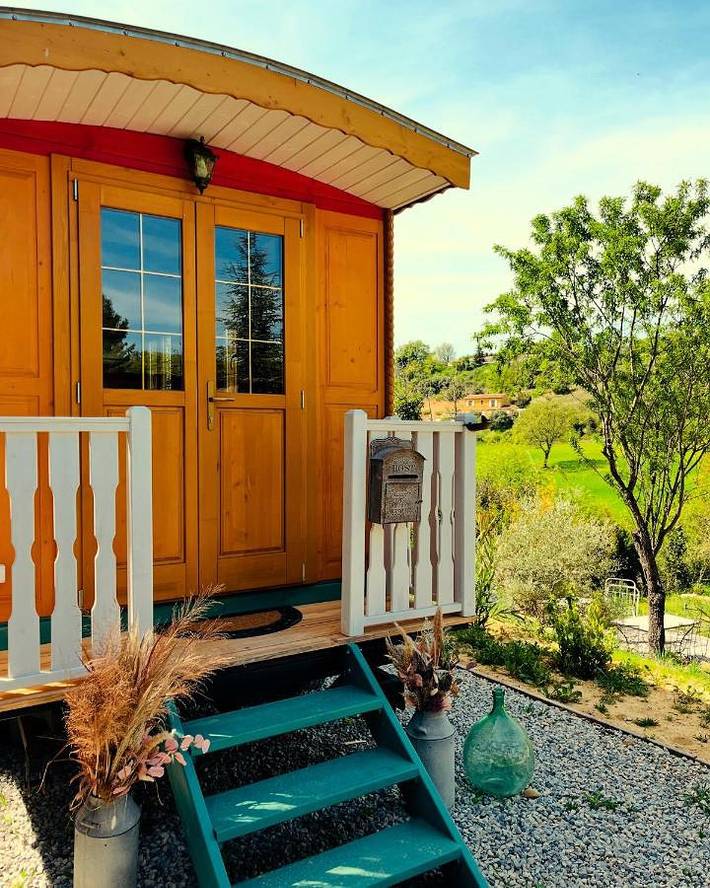 Maison de campagne pour 2 personnes, avec balcon et piscine ainsi que vue et jardin à Valensole - 4