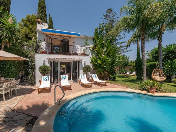 Villa para 6 pessoas, com varanda e jardim em Marbella