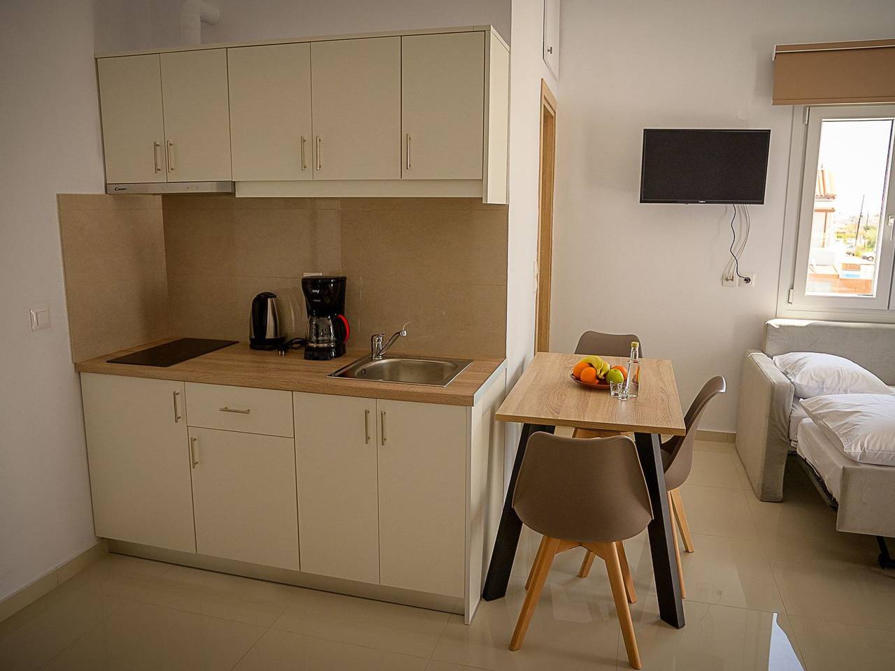 Geheel appartement, Sunsea Studios- Bergblick Studio 5 in Gouves, Iraklio-Heraklion en omgeving