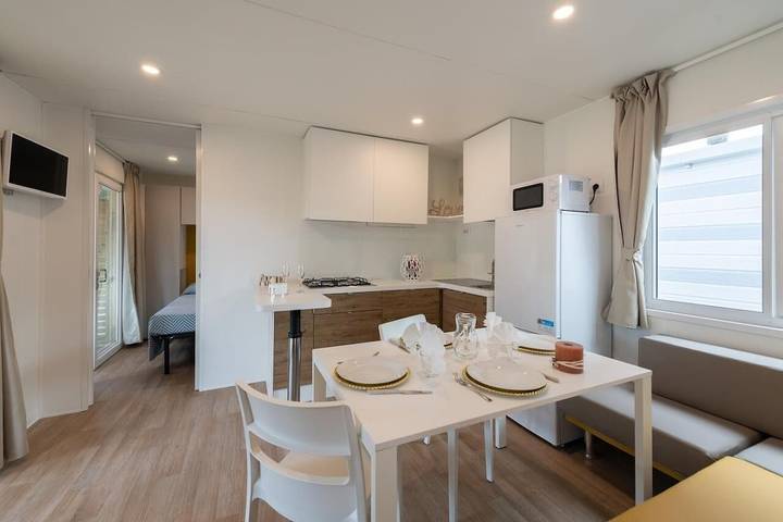 Blockhütte für 5 Personen, mit Balkon/Terrasse an der Adriatisches Meer - 3