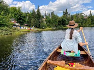 Gîte pour 6 personnes, avec balcon ainsi que jardin et jacuzzi dans Saint Donat De Montcalm