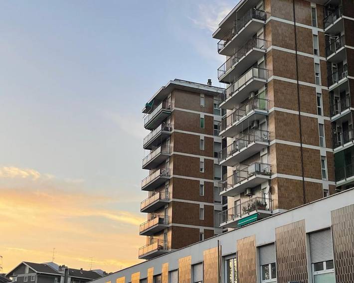 Gîte pour 4 personnes, avec balcon à Novate Milanese