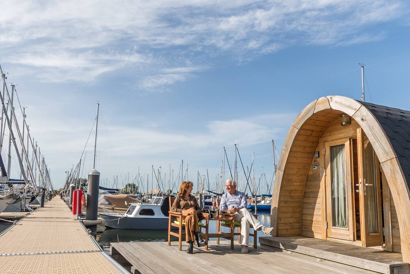 Marina Parcs — Water Bubble Jachthafen Muiderzand Almere in Holländische Küste