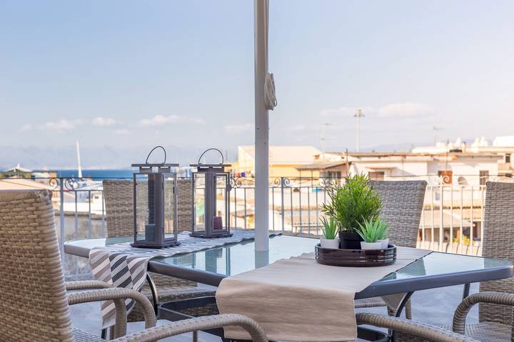 Ferienhaus für 5 Personen, mit Terrasse in Korfu (Stadt)