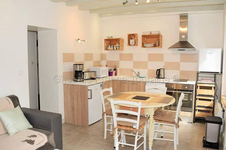 Gîte pour 4 personnes, avec jardin, animaux acceptés