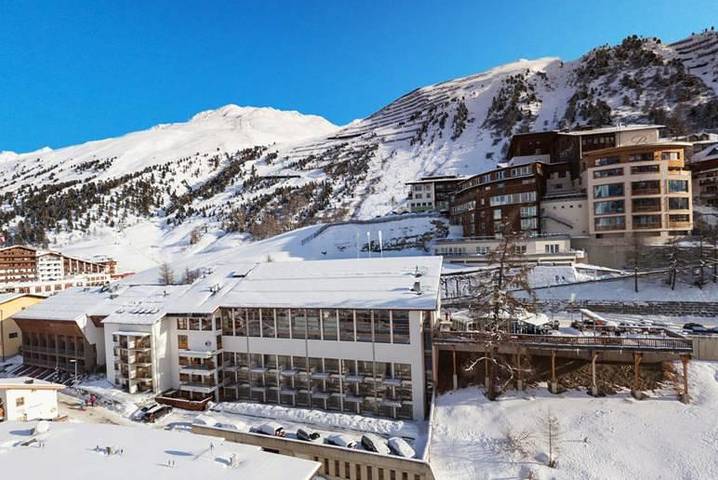 Hotel dla 2 osób, z Taras i Jacuzzi oraz Sauna w Obergurgl