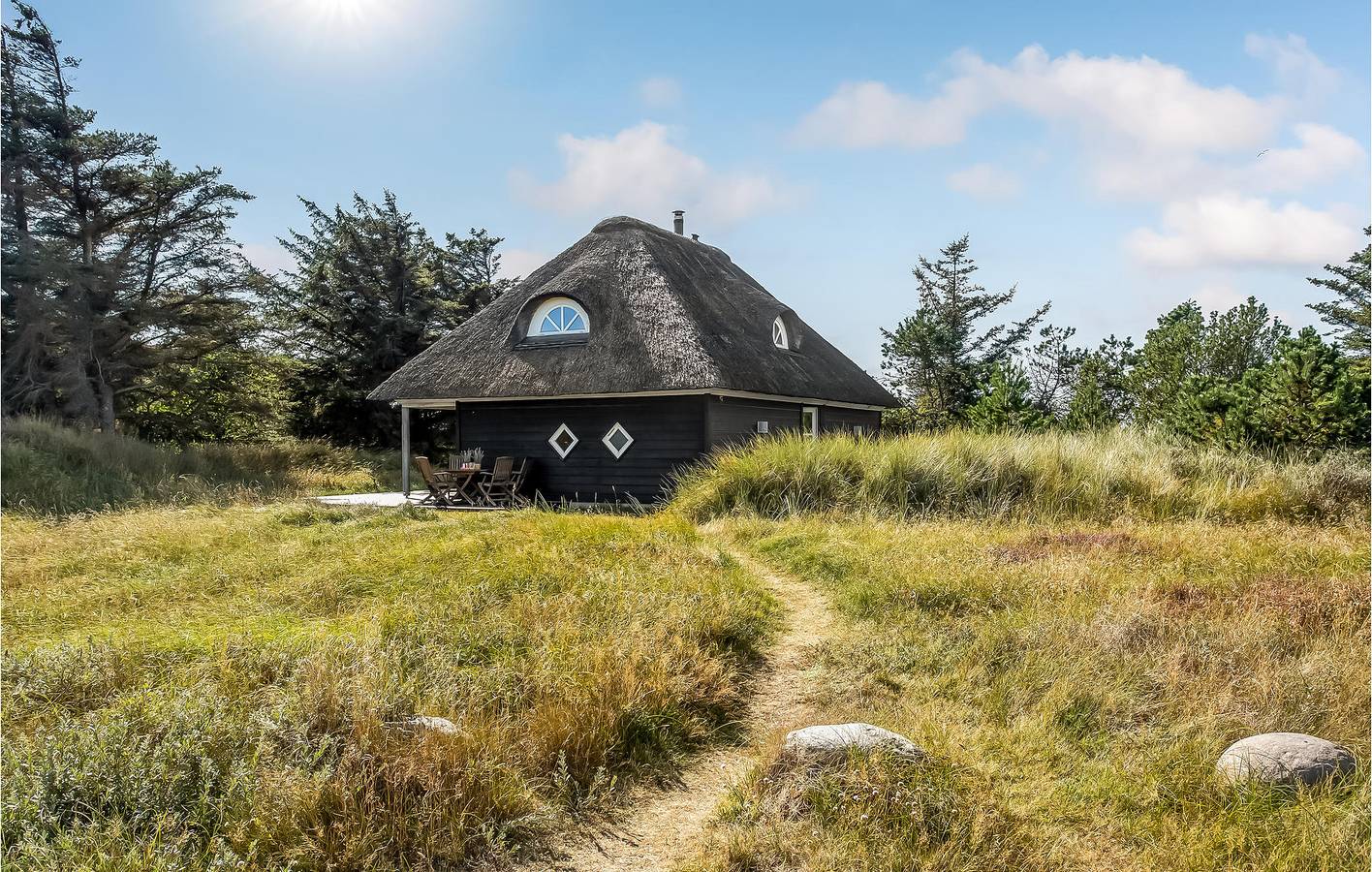 Ferienhaus für 6 Personen mit Terrasse in Skagen, Tannisbucht