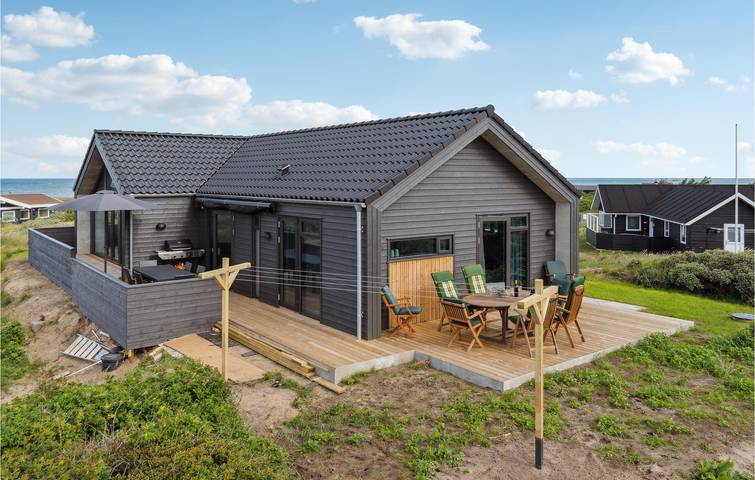 Ferienhaus mit Meerblick für 8 Personen, mit Garten und Terrasse, kinderfreundlich in Dänemark an der Nordsee - 2