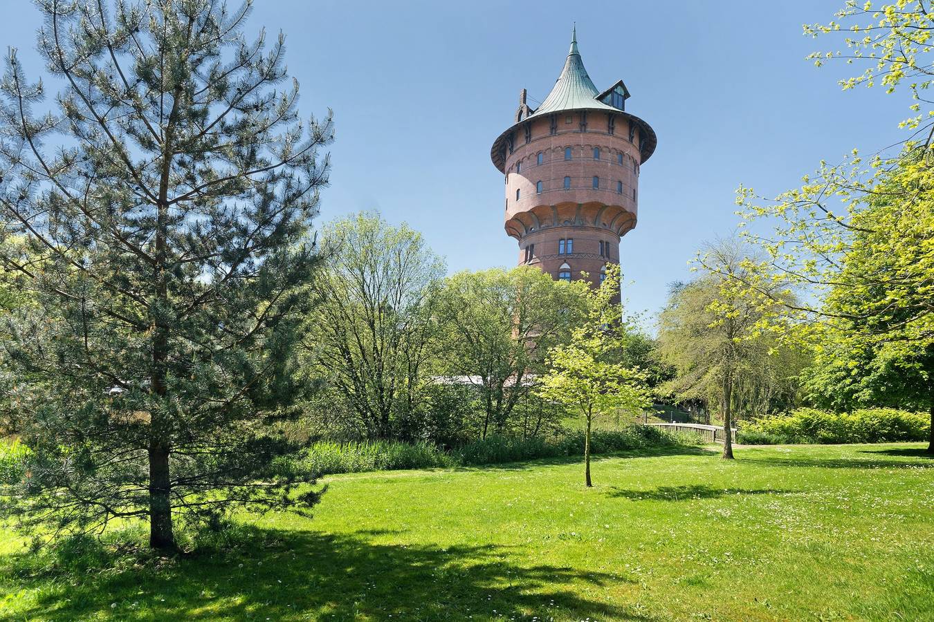 Ganze Wohnung, Ferienwohnung Wasserturm 'Zweites Obergeschoss' Sicht ins Grüne in Hafen Cuxhaven, Cuxhaven
