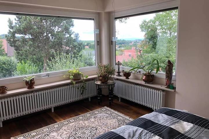 Ganze Wohnung, Großzügige, helle Wohnung mit Blick auf die Weinberge und die Rheinebene in Lauf, Ferienregion Sasbachwalden Region