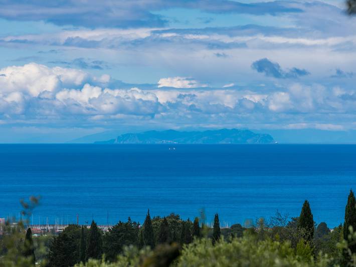 Ferienwohnung für 4 Personen, mit Garten und Ausblick sowie Terrasse, mit Haustier in Italienische Riviera - 2