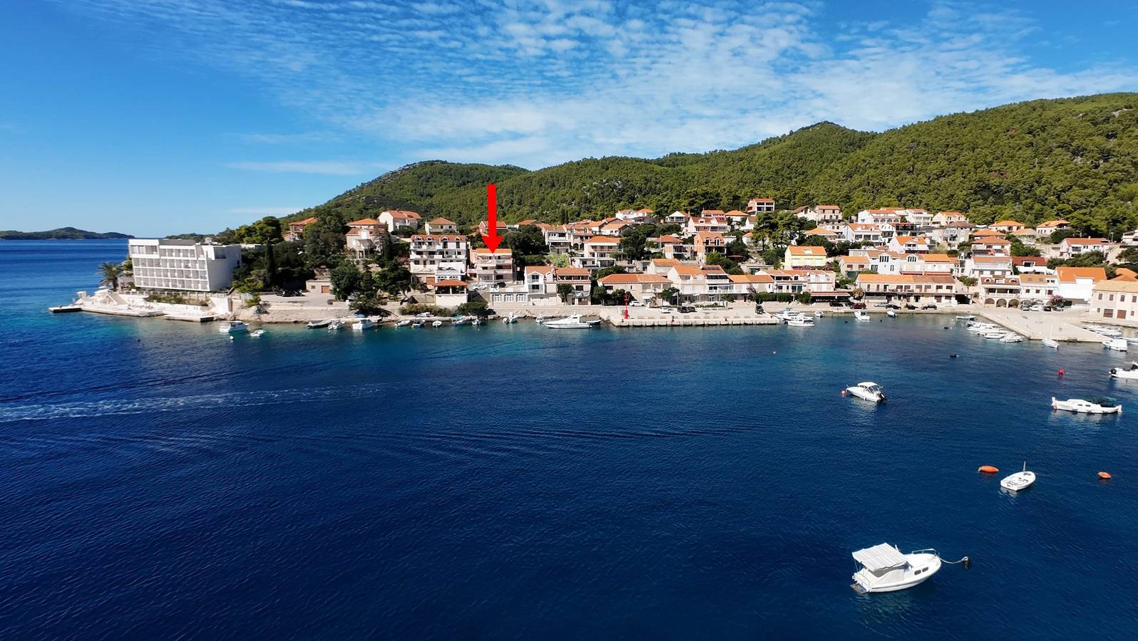 Apartamento entero, Apartamento para dos personas con terraza y vista al mar Brna, Korcula A-10057-b in Blato, Korcula