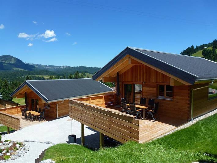 Hütte für 8 Personen, mit Terrasse und Sauna im Kleinwalsertal