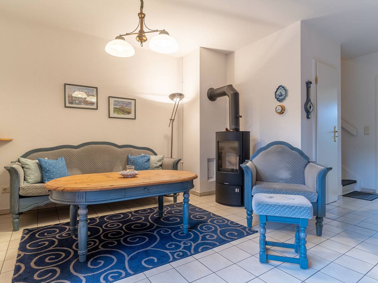 Ganze Wohnung, Apartment mit Kamin in einer Eigentumswohnung in St. Peter-Bad, St. Peter-Ording