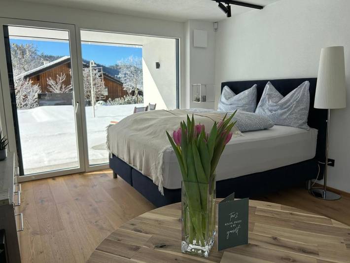 Ferienwohnung für 2 Personen, mit Terrasse und Pool sowie Ausblick in Faistenau - 3