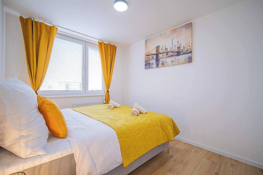 Entire apartment, Boutique Living - Yellow Accent Apartment in Košice, Eastern Slovakia