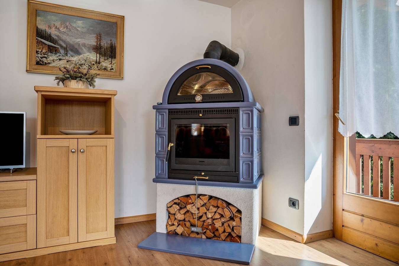 Ferienhaus 'Magda' mit Bergblick, privatem Garten und Balkon in Tesero, Fleimstaler Alpen