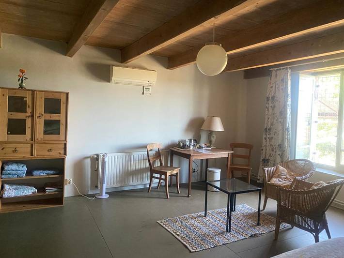 Chambre d’hôte pour 2 personnes, avec Terrasse ainsi que Jardin et Vue