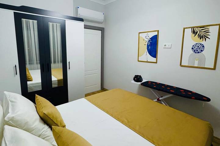 Ferienwohnung für 3 Personen, mit Sauna und Garten sowie Balkon und Pool in Avsallar - 2