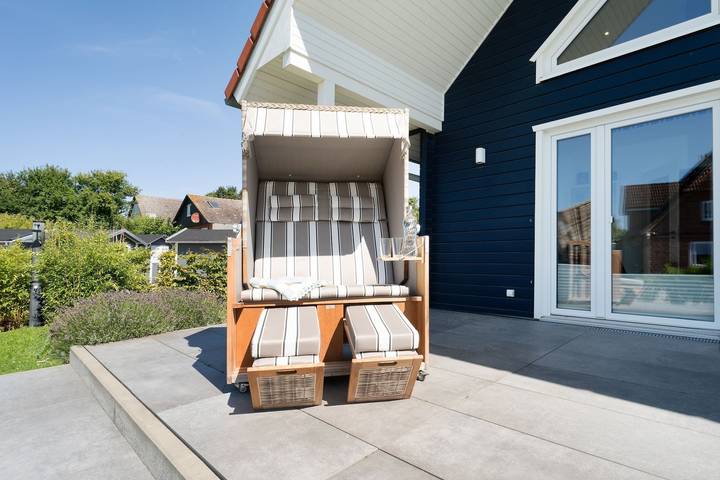 Ferienhaus mit Meerblick für 6 Personen, mit Garten und Sauna, kinderfreundlich in Neustadt in Holstein - 4