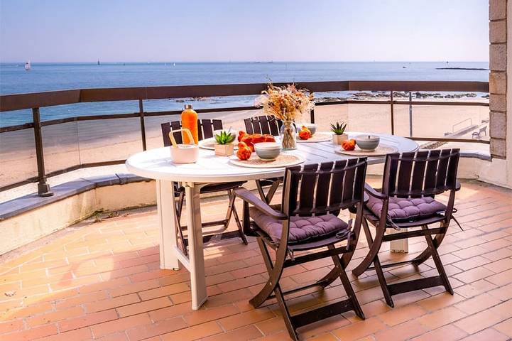 Gîte pour 5 personnes, avec Terrasse dans Kasino de Larmor Plage
