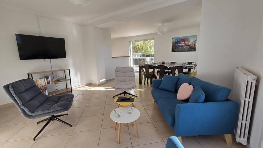 Location de vacances pour 10 personnes, avec terrasse et jardin, animaux acceptés à Vallet (Loire-Atlantique) - 2