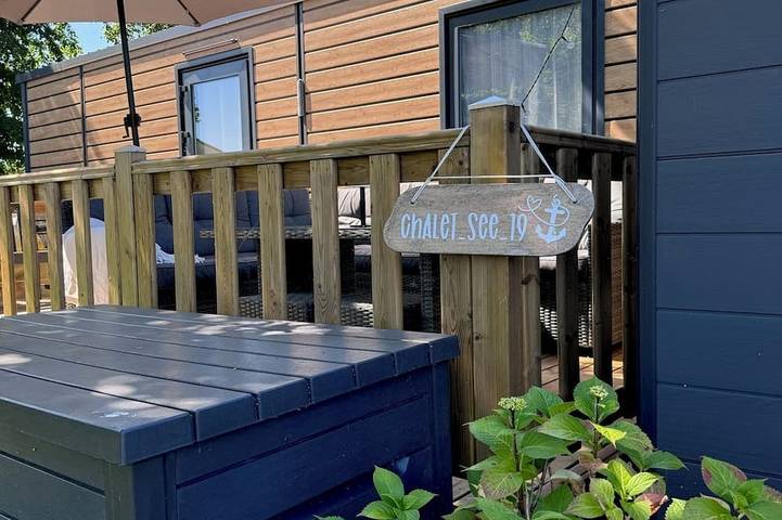 Chalet für 4 Personen, mit Garten