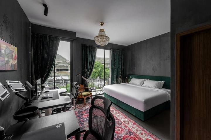 Hôtel pour 2 personnes, avec balcon et vue