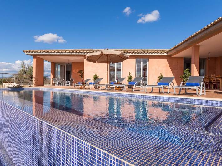 Finca für 8 Personen, mit Balkon/Terrasse und Garten sowie Pool auf Mallorca Inselmitte - 4