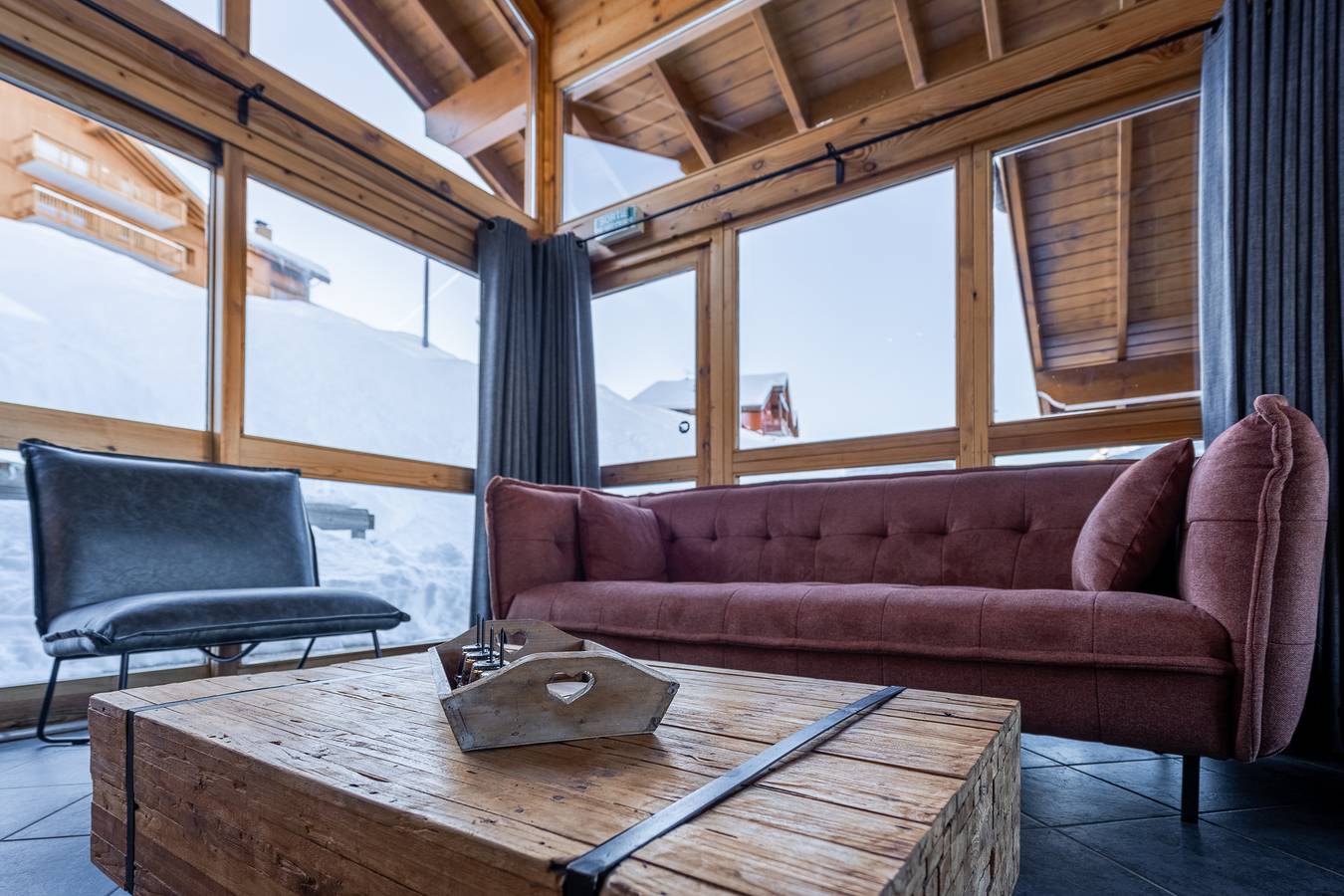 Villa France — Le Dahu - 8-room chalet + sauna & bar | 14 persons **** | Vallandry in Landry, Parque Nacional de Vanoise