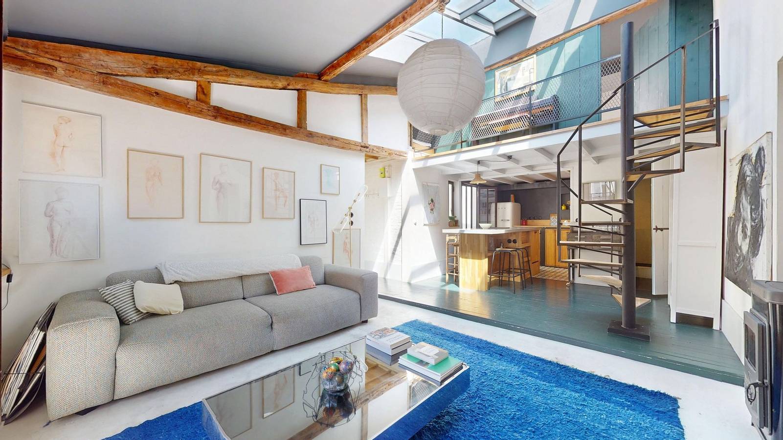 Ganze Wohnung, Charming Loft Apartment by Canal Saint Martin in 10e Arrondissement, Paris