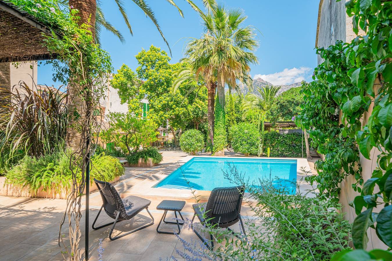 Fantastic Villa "Can Bac" in Mallorquin Style with Pool in Sóller, West Majorca