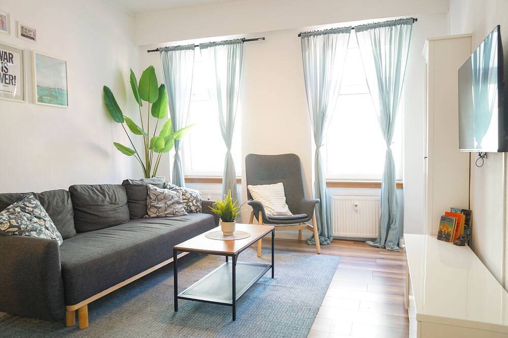 Ganze Wohnung, Gemütlich & zentrales Apartment mit guter Verkehrsanbindung in Erfurt, Thüringer Kernland