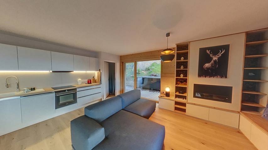 Geheel appartement, Vakantieappartement voor 8 personen met balkon in Grand Massif, Arâches-la-Frasse