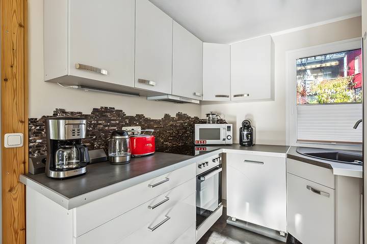 Ferienhaus für 4 Personen, mit Seeblick und Garten sowie Sauna in Saaleland - 4