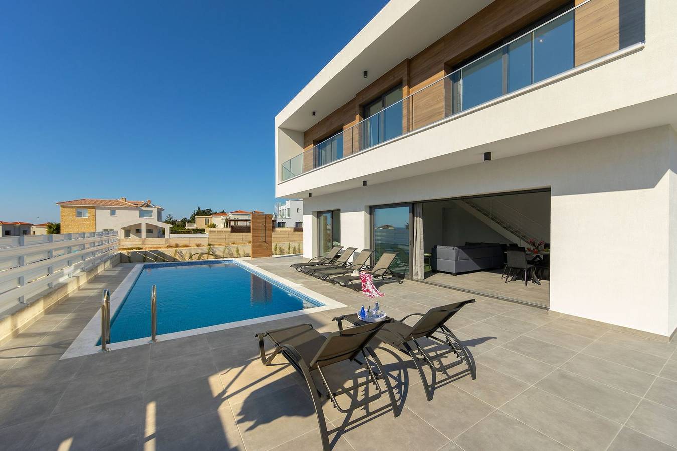 Superb Coral Bay Villa | Villa Andre | 3 Bedroom Villa  | 3 Bedrooms | Private Swimming Pool | Sea V in Peyia, South Cyprus
