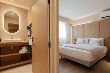 Gîte pour 2 personnes, avec balcon ainsi que piscine et sauna à Baillargues