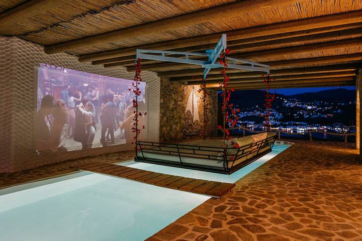 Holiday rental for 2 people, with Ocean view and Balcony as well as Terrace in Ios