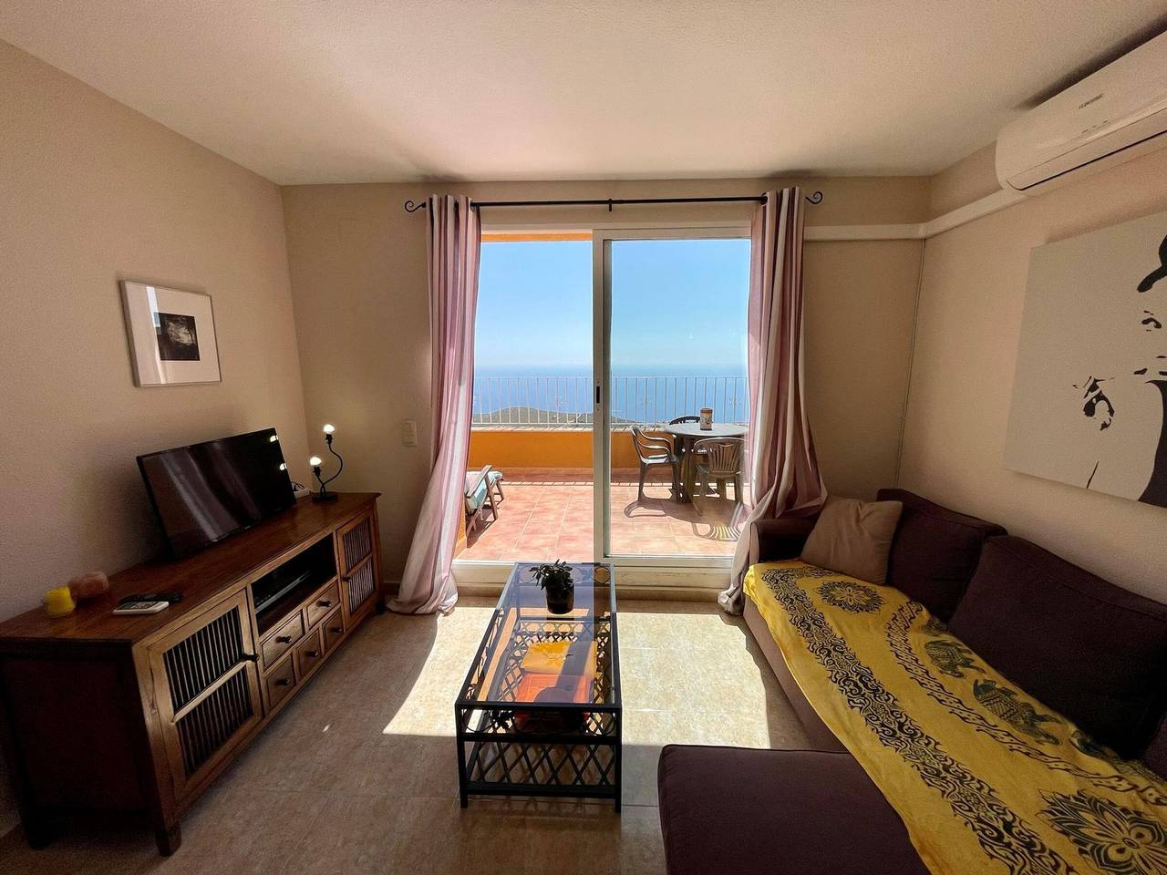 Ganze Wohnung, Wohnung mit Meerblick und Klimaanlage in Benitachell in Poble Nou de Benitatxell, Costa Blanca